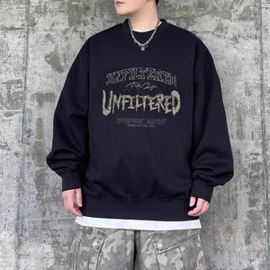 ハイストリートレタープリントスウェット 2カラー 11269