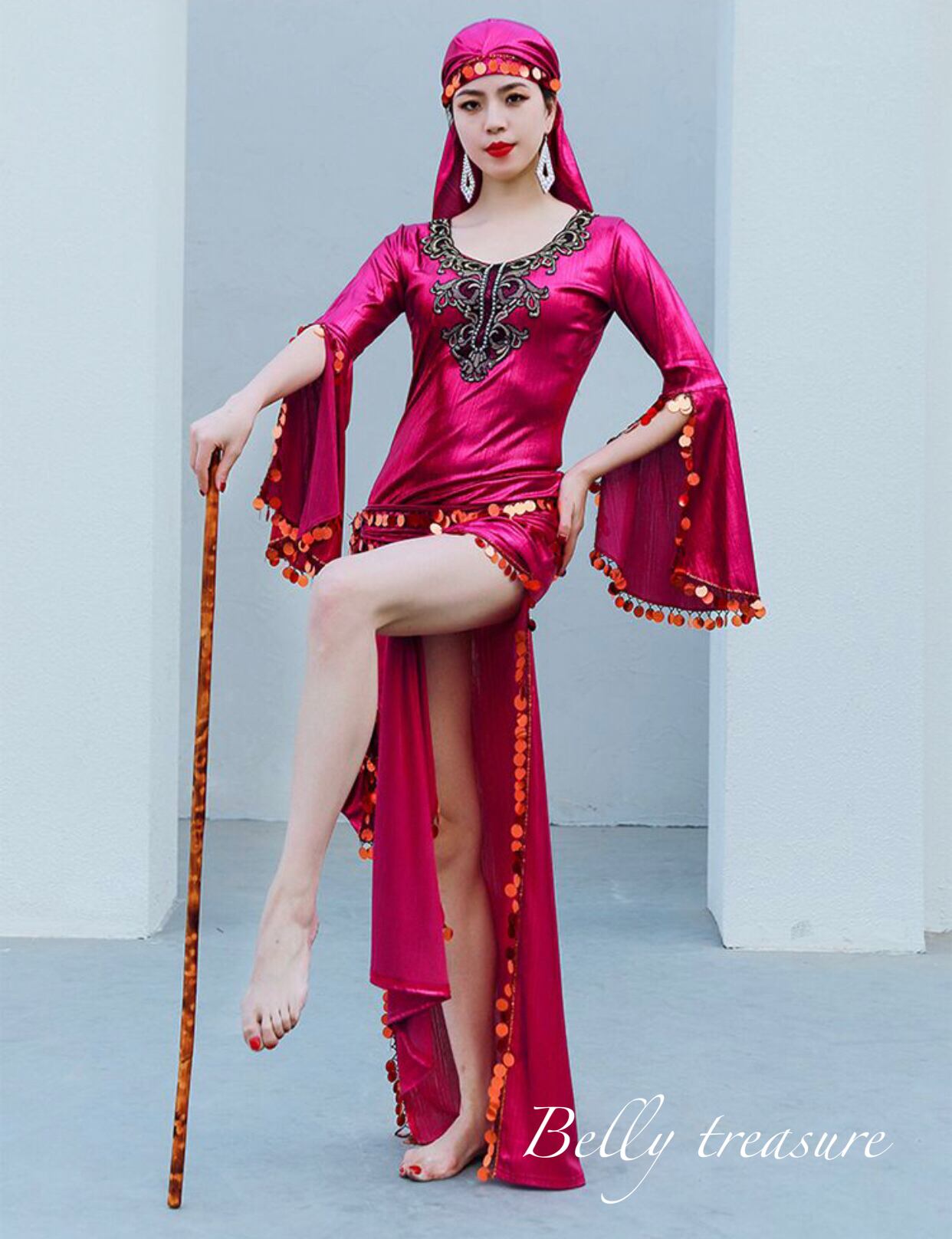 ベリーダンス バラディドレス4セット 3カラー QCZW YC071 202012