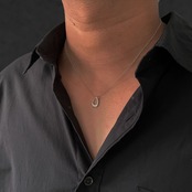 Fishhook Necklace〈S925〉