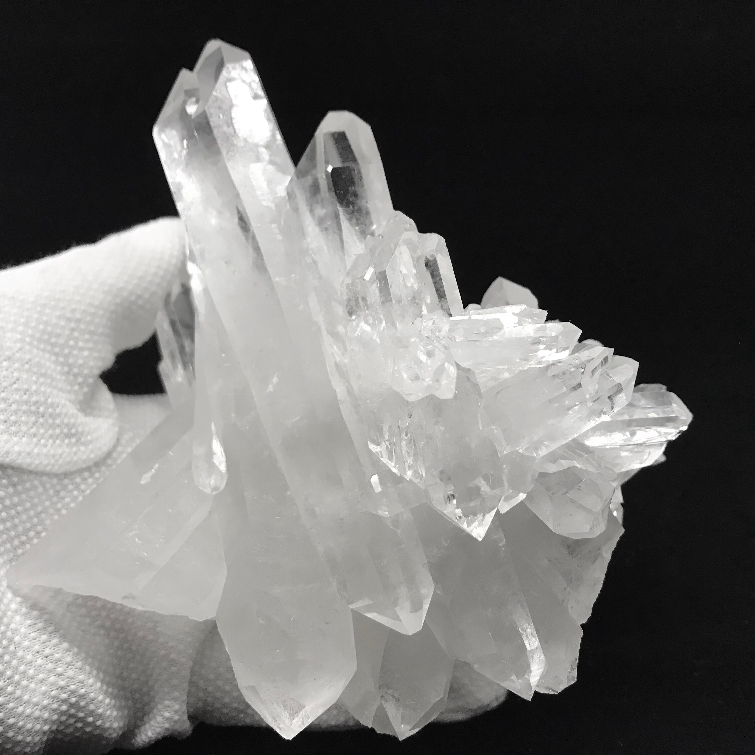 ホワイトファントム クォーツ 両剣水晶　アバンダンス 虹入 ダブルポイント天然石 ホワイトファントム クォーツ 両剣水晶アバンダンス 虹入 ダブル