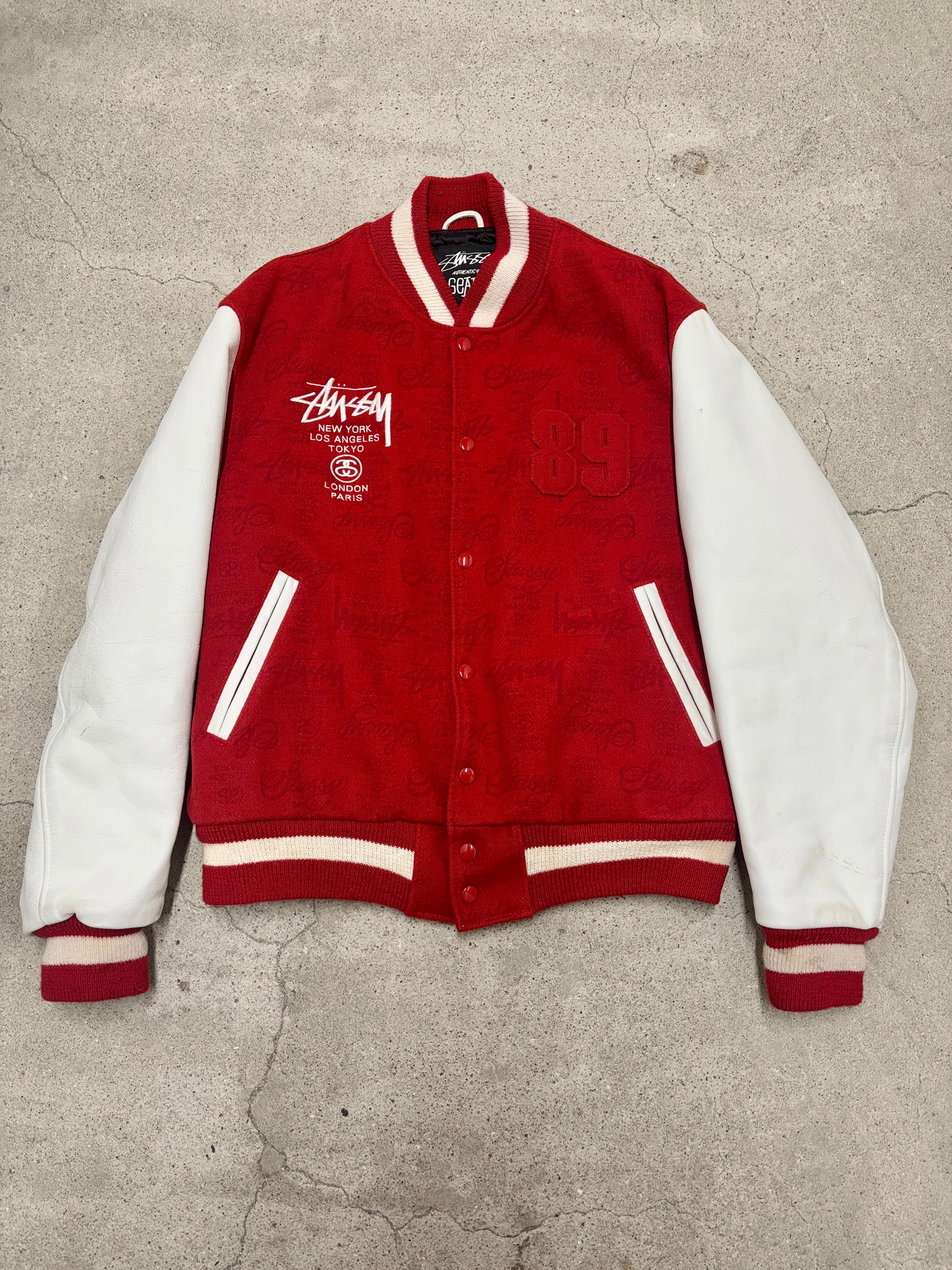 00s OLD STUSSY/25th Anniversary Varsity Jacket/2006年/USA製/L/25