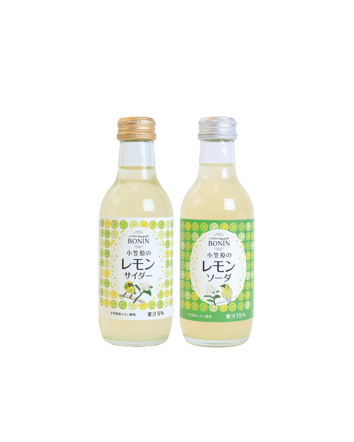 レモンソーダ＋レモンサイダー 3本ずつ計6本セット | 小笠原土産の
