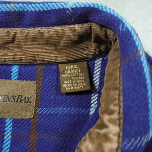 St.John's Bay heavy flannel shirt XL 古着