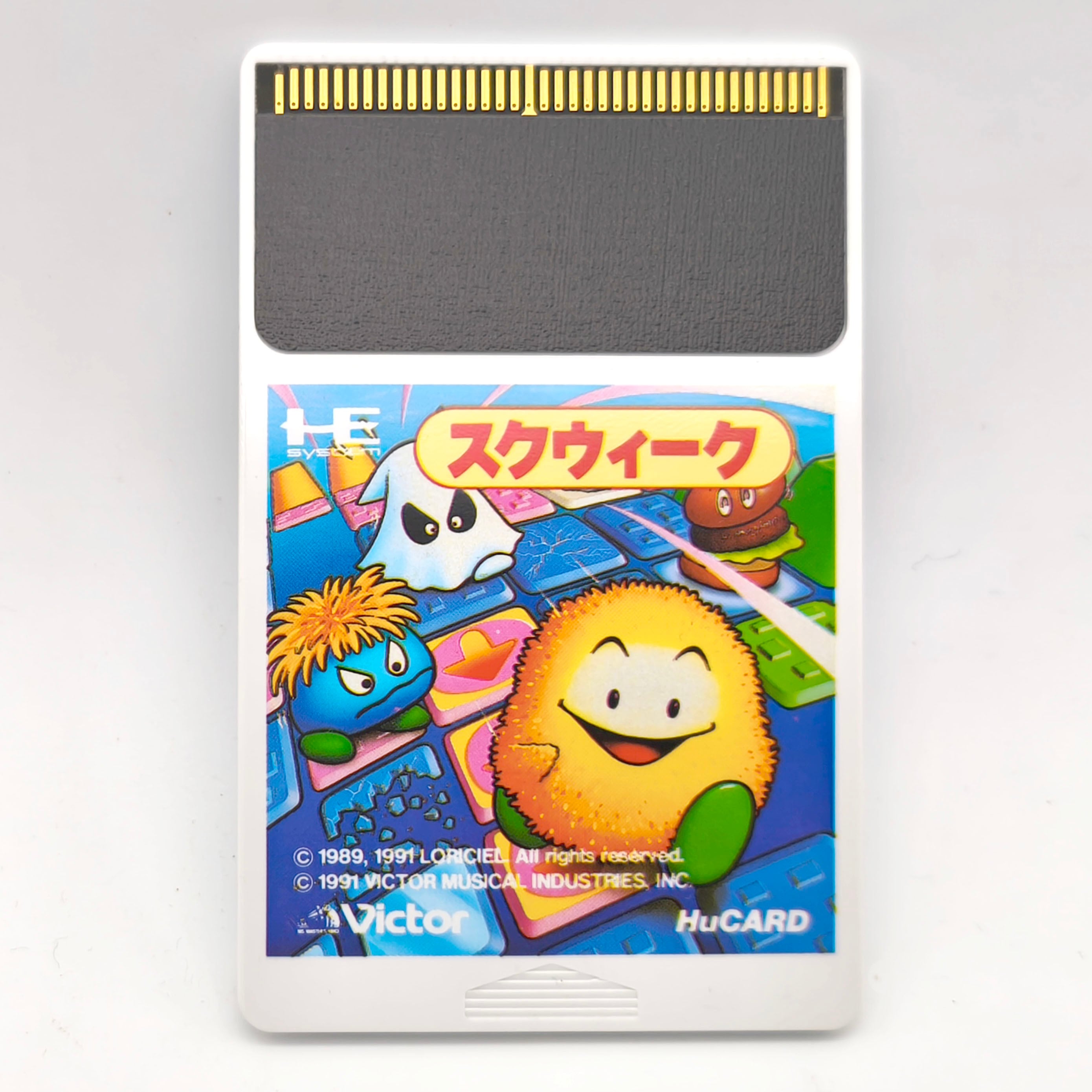 Victor(ビクター)・『スクウィーク』・PCエンジン・HuCARD・レトロ