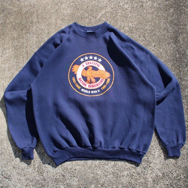 【XXLサイズ】90's Hanes 米国世界大戦から50年 ルーズシルエット 古着 スウェット