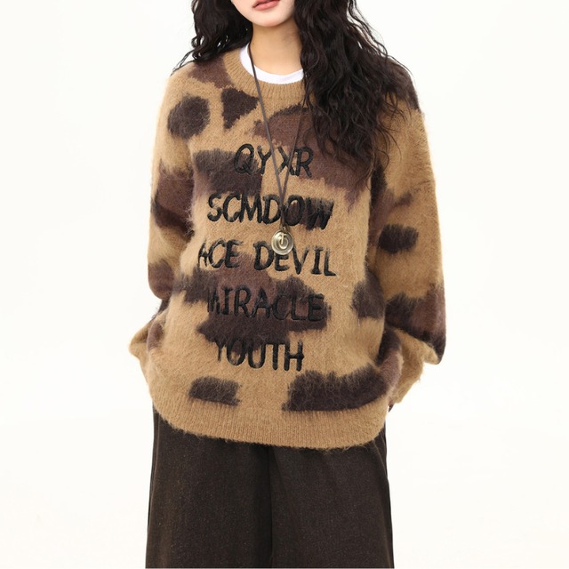 グラデ ニットプルオーバーL00455