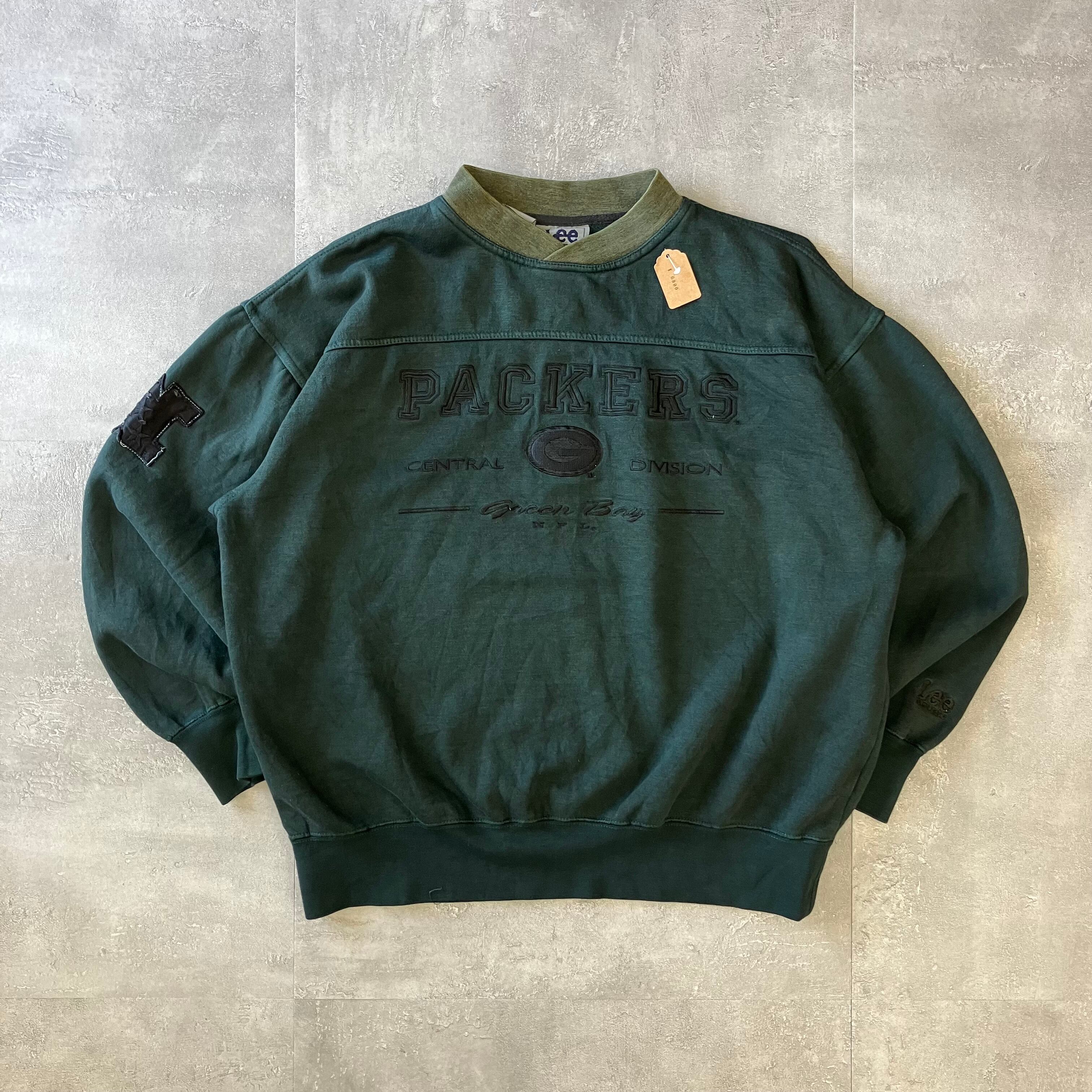Lee 00s packers NFL 後染め スウェット 刺繍 L No.2015