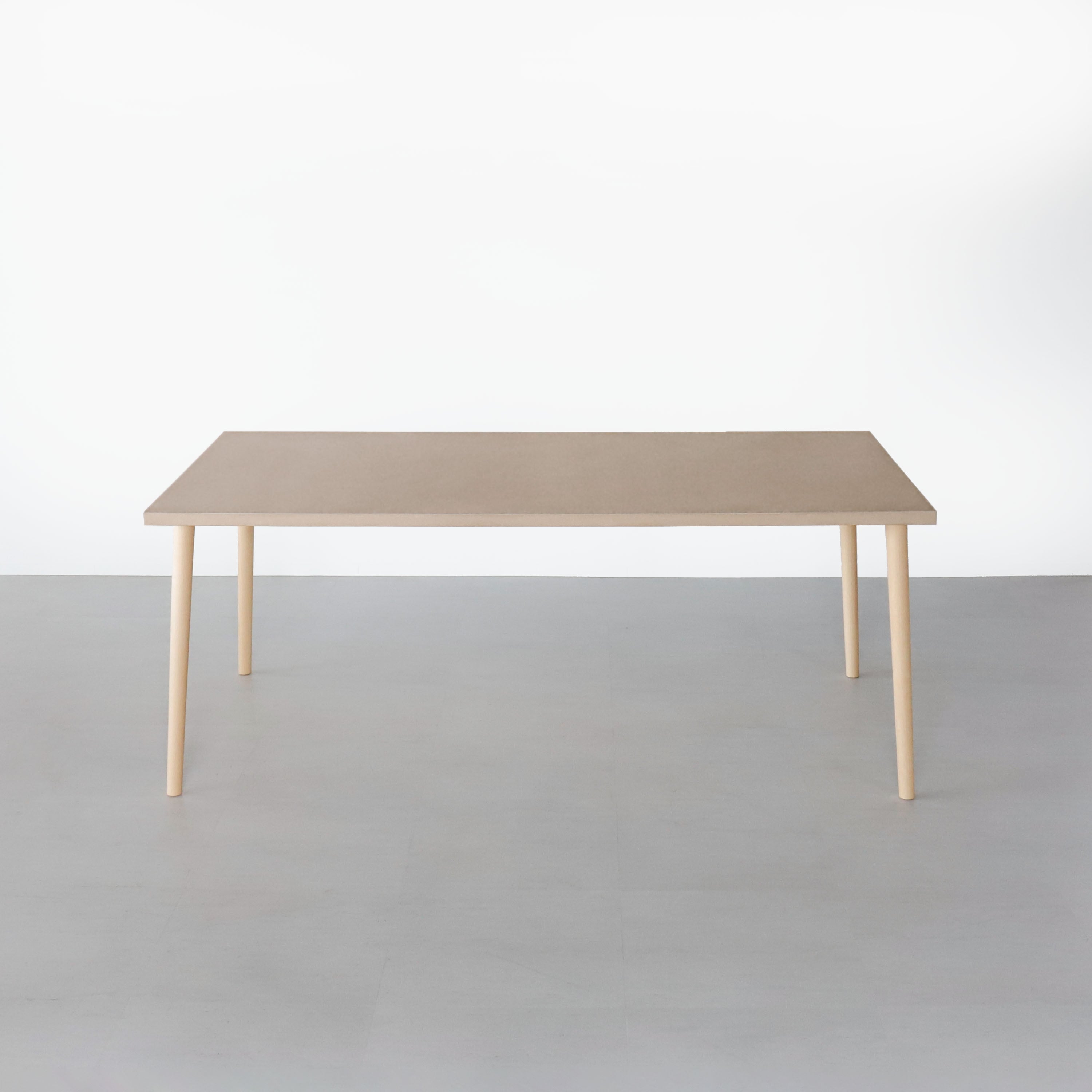 モールテックス ダイニング テーブル Light Brown-BM19 （鉄脚