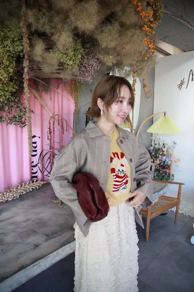 （original）スカラップ衿ショートコート