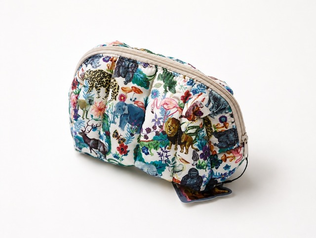 【 Nathalie Lete 】 Quilted Box Pouch "ポーチ" / Jungle
