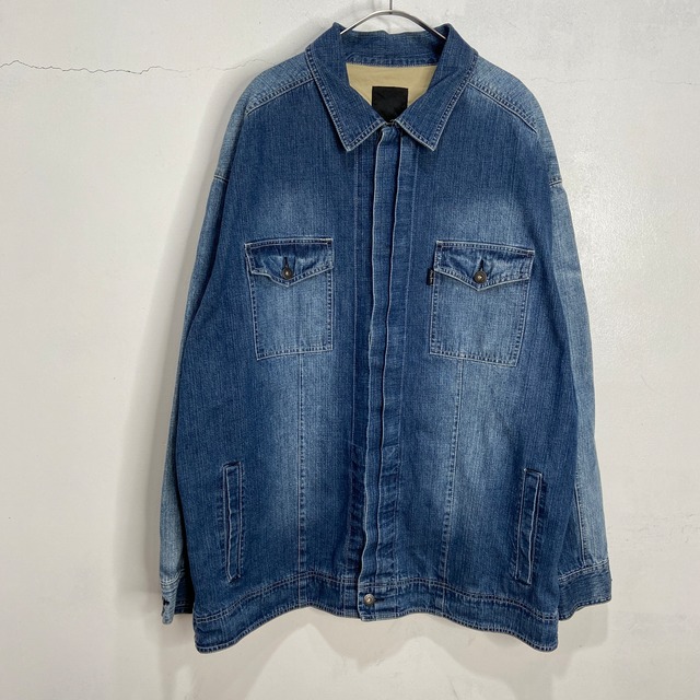 SeanJohn ショーンジョン ビッグデニムジャケット 色落ち加工 2XL