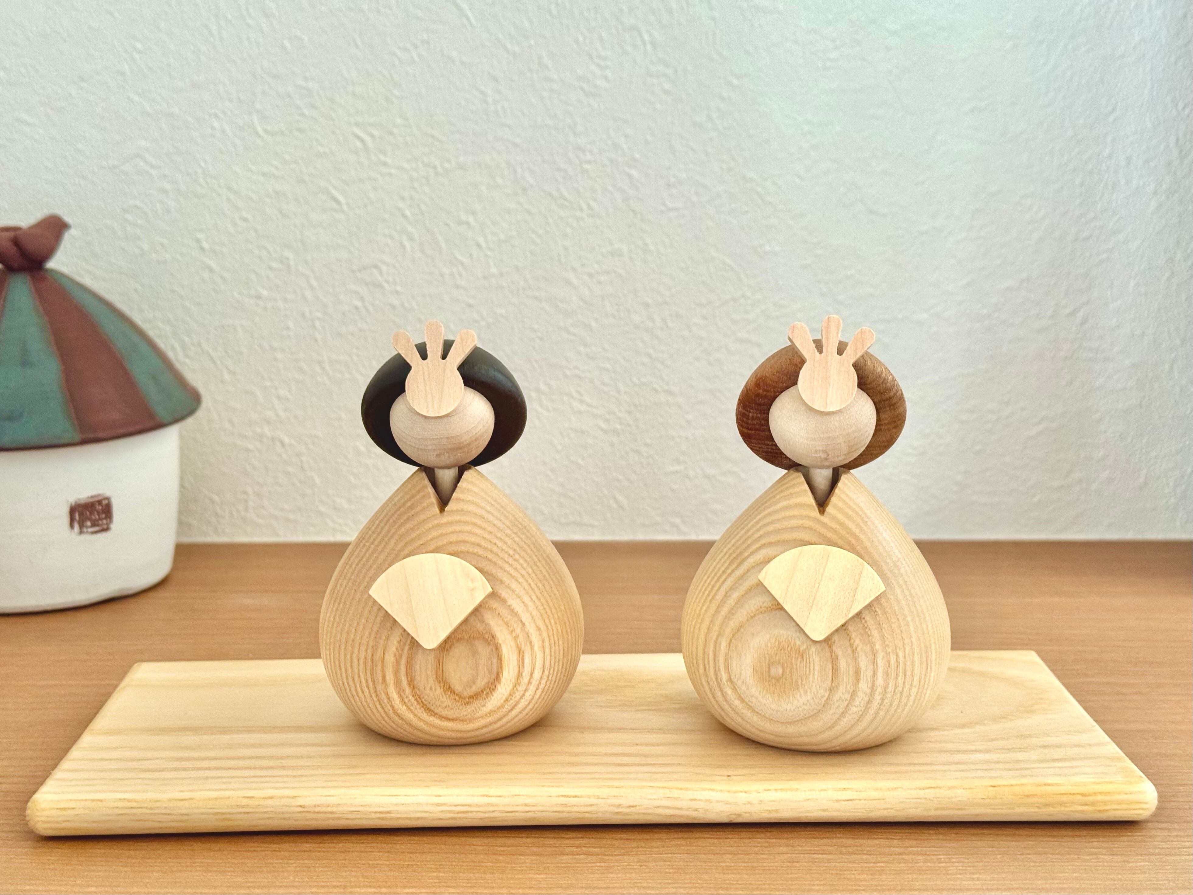 オリジナル おひなさま 〜koron〜 hina dolls yummy's original 木製