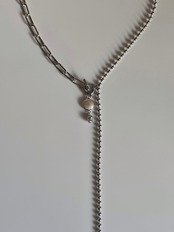 ［ 4way ] Ball & Clip Chain Necklace［SSN029］