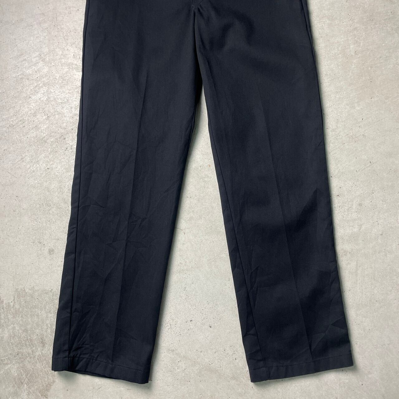 u*G様 90s USA製 Dickies 874 ワークパンツ ブラック 古着 Dickies ディッキーズ 874 ワークパンツ メンズW34 古着 ブラック 黒
