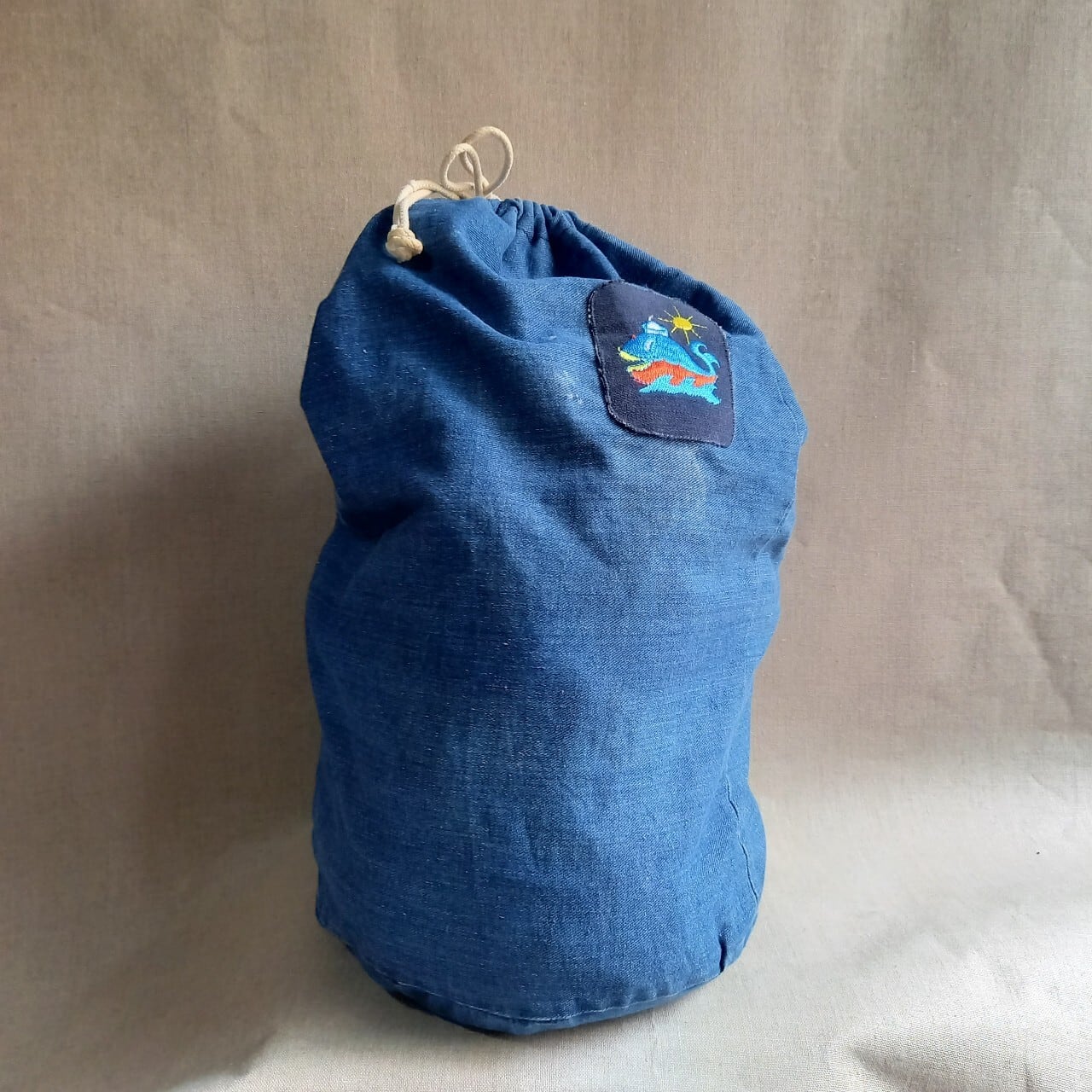 USA Vintage 70s Laundry Bag デニム バンダナ レトロ
