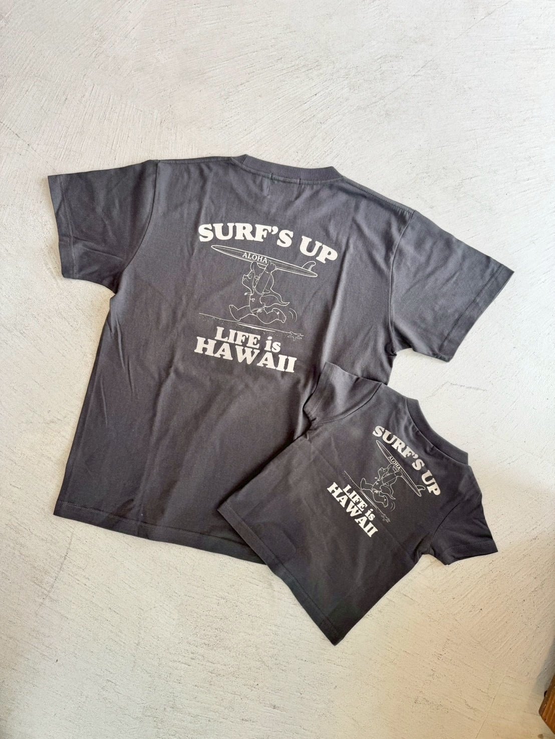 LIFE is × MAPUAコラボsurf's up半袖Tシャツ¥6,500+tax