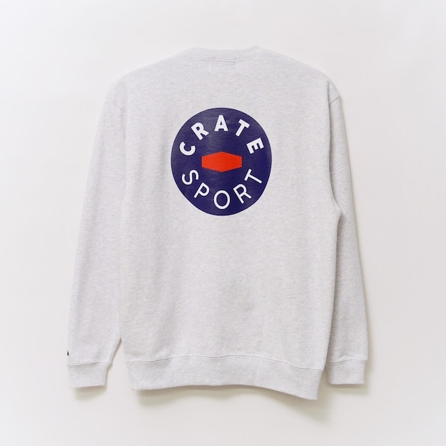 CIRCLE LOGO SWEAT WHITE