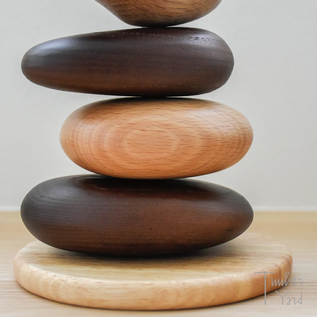 ONLINE限定】Pebble Stacking Blocks / Multi / Φ13.5×H20.7cm / Ferm