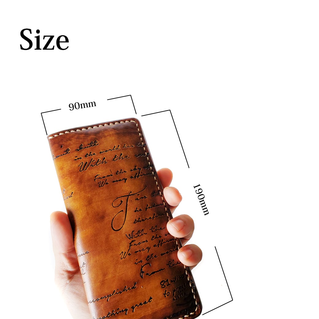 81wind】 長財布 財布 革 カード収納 薄い 薄型 本革 レザー【全面