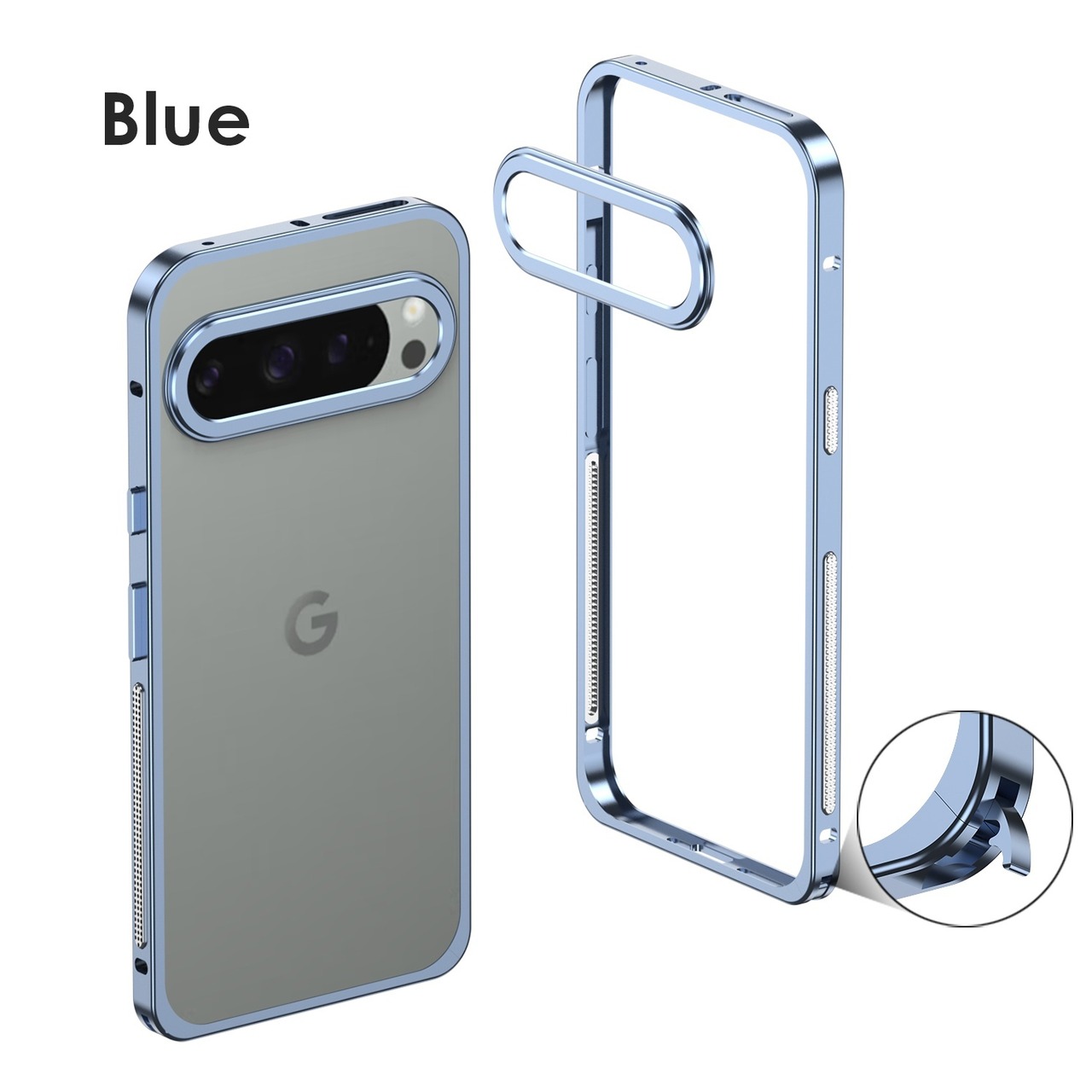 ◆Google Pixel 10/9/8/Pro/Pro XL◆ Aluminum Metal Frame Case / アルミニウム メタル フレーム スマホケース