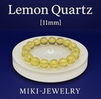 「フレッシュに輝くレモンイエロー」 目標達成をサポートする天然石| MIKI-JEWERLRY【レモンクォーツ9mm】LemonQuartz
