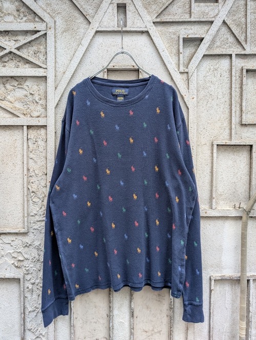 "RALPH LAUREN" colorful logo thermal
