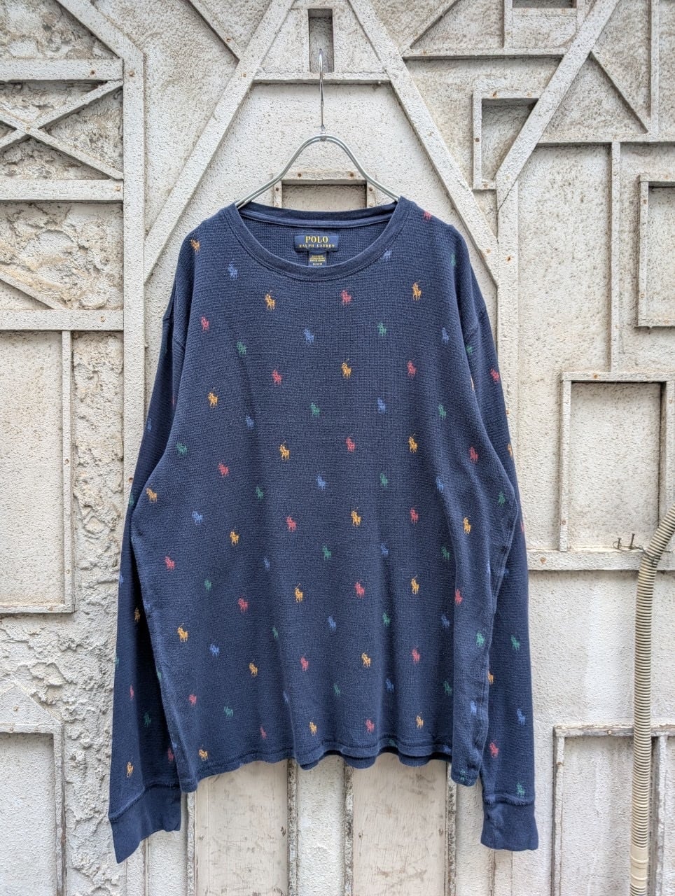 "RALPH LAUREN" colorful logo thermal