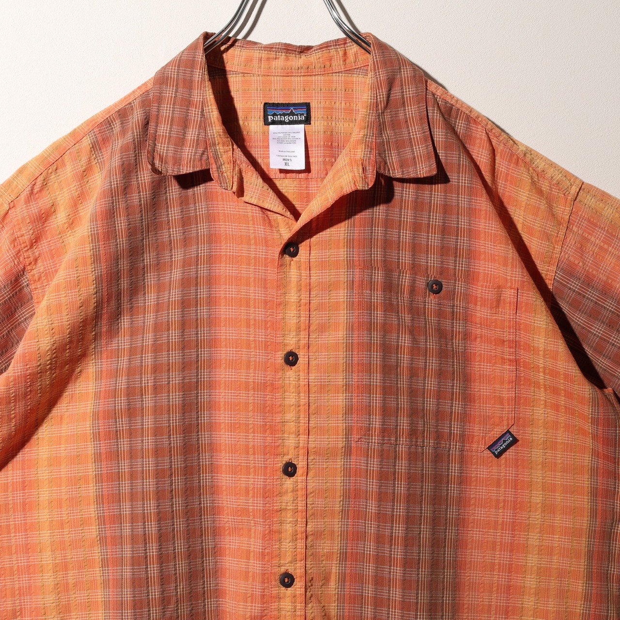 美品 XL 07年 Puckerware Shirt Patagonia パッカーウェアシャツ パタゴニア  シアサッカー
