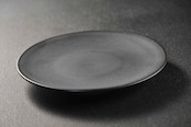 MORIYAMA グラファイトブラック フラットプレート φ24.0cm