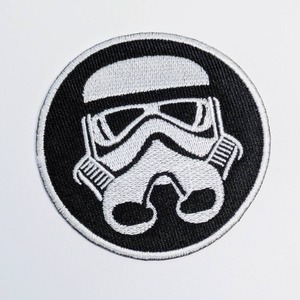 送料無料！ ★刺繍アイロンワッペン★【 STARWARS ( スター・ウォーズ ) 】 ストームトルーパー  〚アメリカン雑貨 アメトイ〛