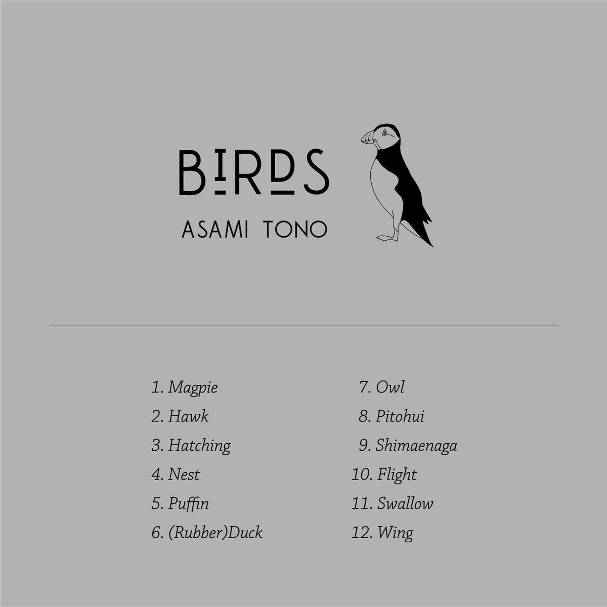 Asami Tono / Birds(CD)