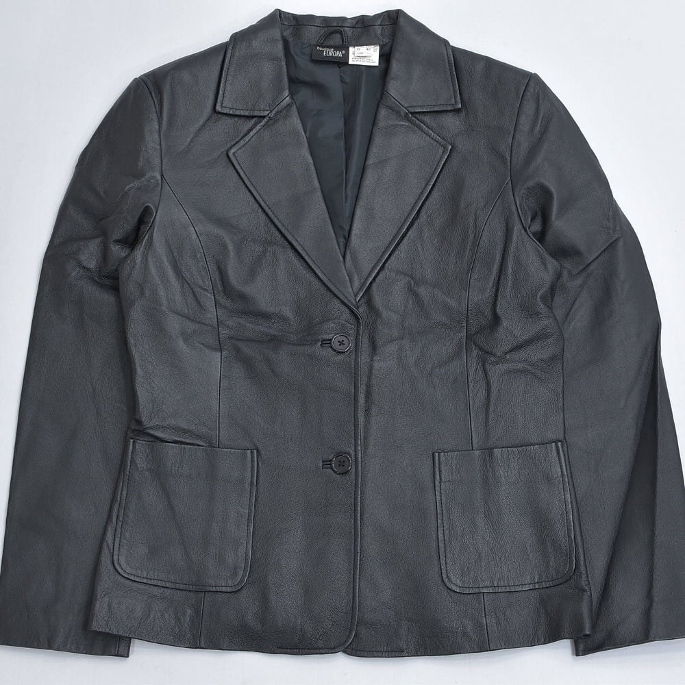 90s~ boutique EUROPA レザー テーラード ジャケット 90s~ boutique EUROPA レザー テーラード ジャケット