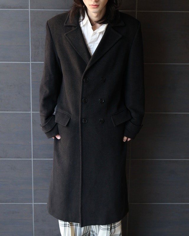 double breasted 6b long coat