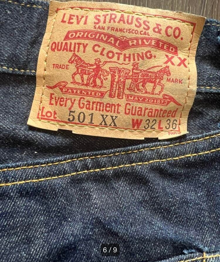 tarou yamada 　　　　　555 バレンシア　W32 L36 levi's 501XX バレンシア 555 W32 L36