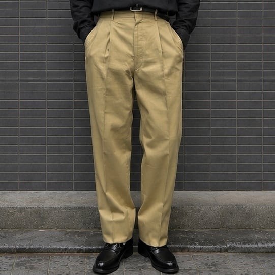 Brooks Brothers】cotton chino two-tack slacks ブルックスブラザーズ