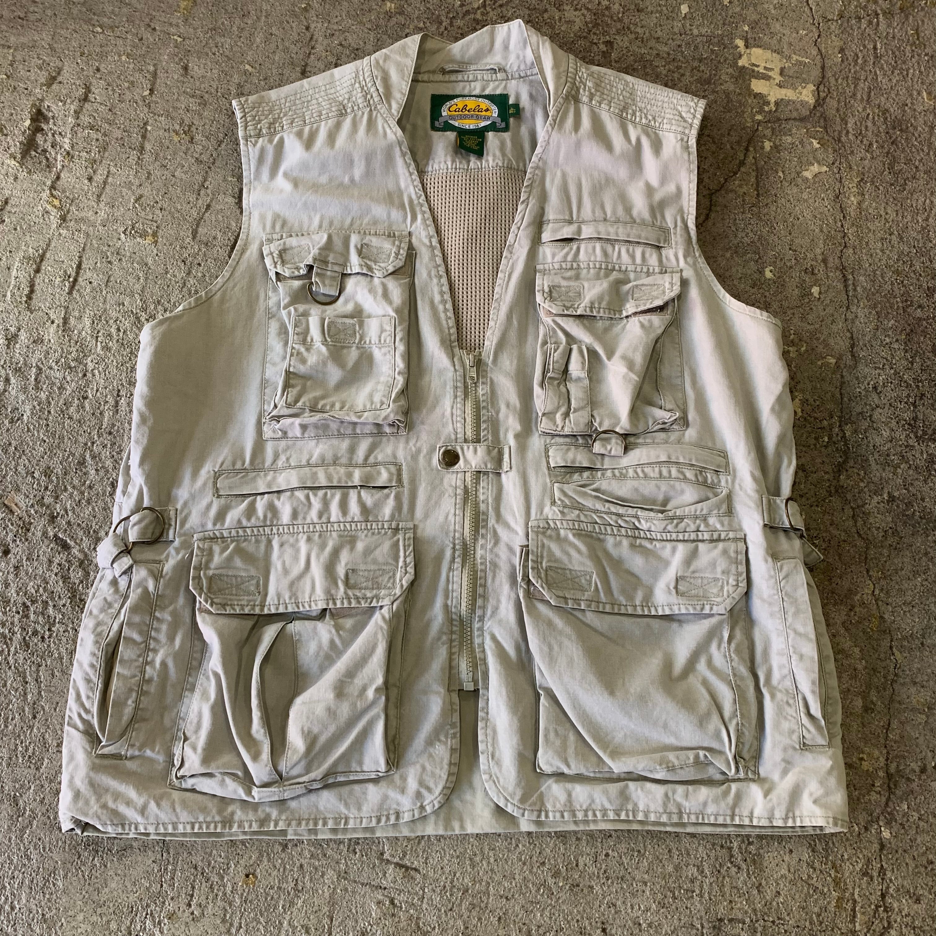 90s Cabelas fishing vest | What’z up powered by BASE