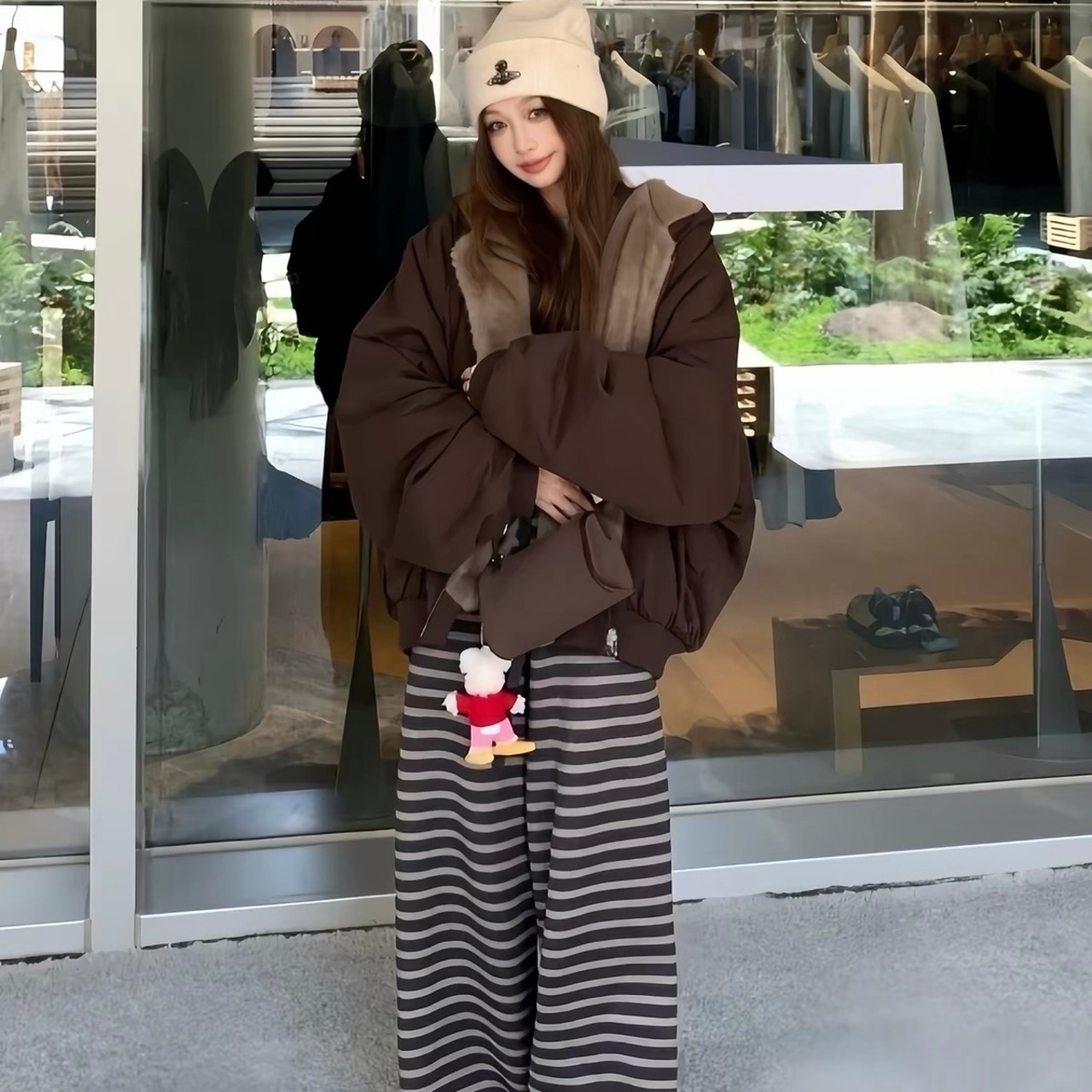 Reversible Faux Fur Jacket