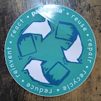 【pa-83】patagonia パタゴニア ステッカー sticker reuse repair recycle reduce 環境