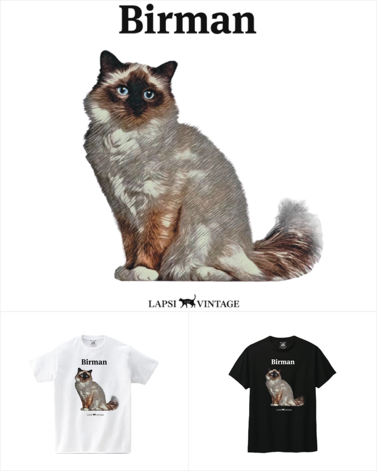 Full body Birman Tee -Color(バーマン)