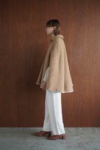 CLANE クラネ　REVERSIBLE BOA MILITARY CAPE COAT