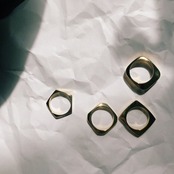 スクエアポイントリング/020029