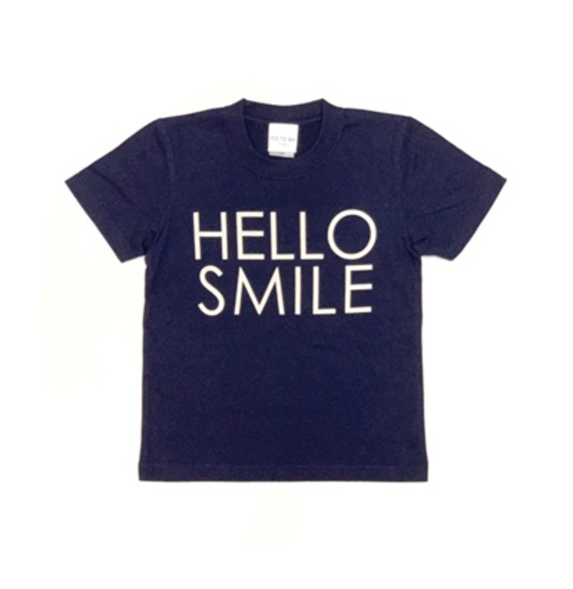 HELLO SMILE KID’S Tシャツ　児童虐待防止オレンジリボン活動へのチャリティー