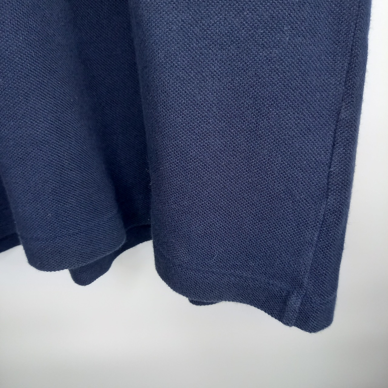 ラコステ　旧タグ　ポロシャツ　半袖　刺繍ロゴ　シェルボタン　ビッグロゴ