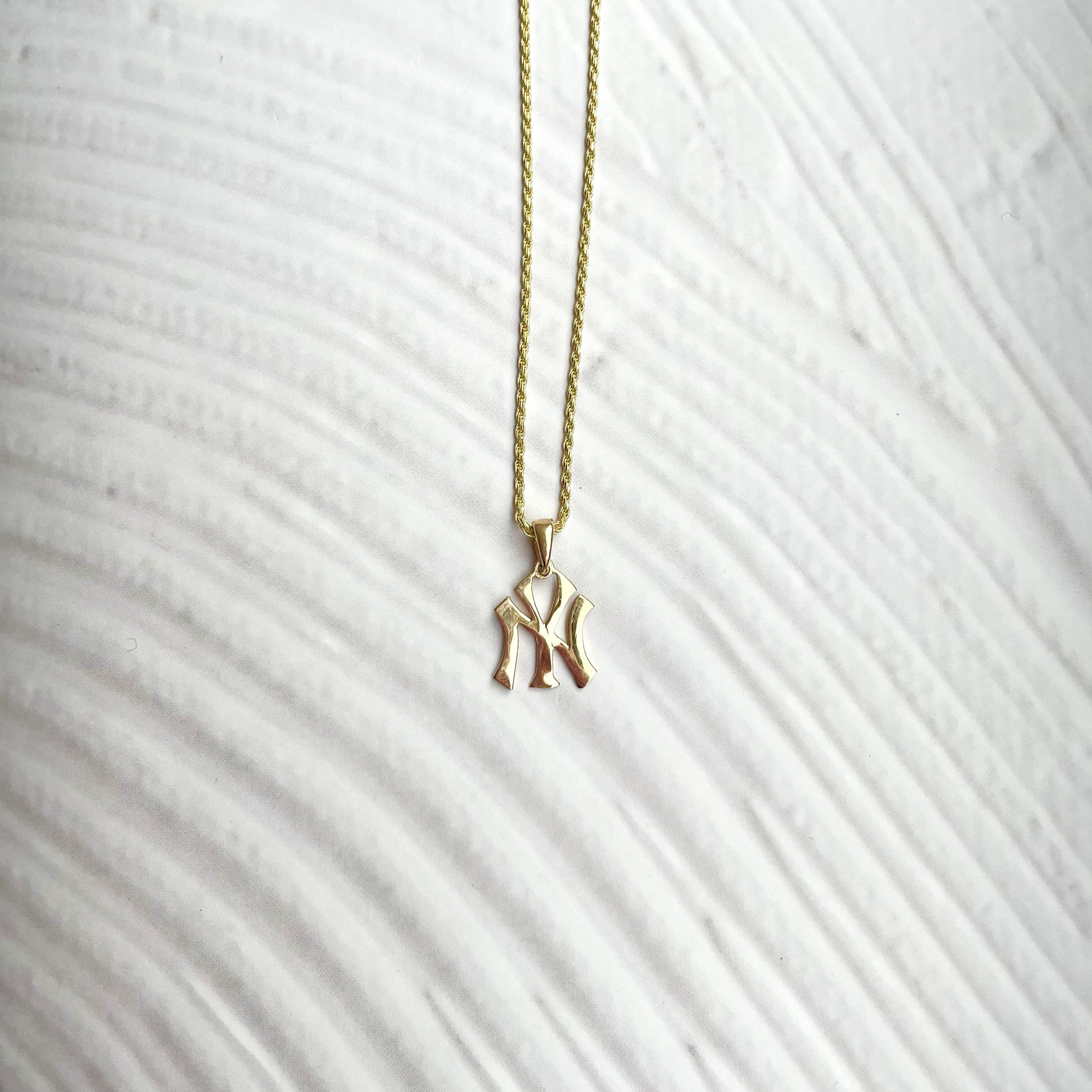 14k NY Yankees ネックレス チャーム 14k チャーム NEW TOP jewelry