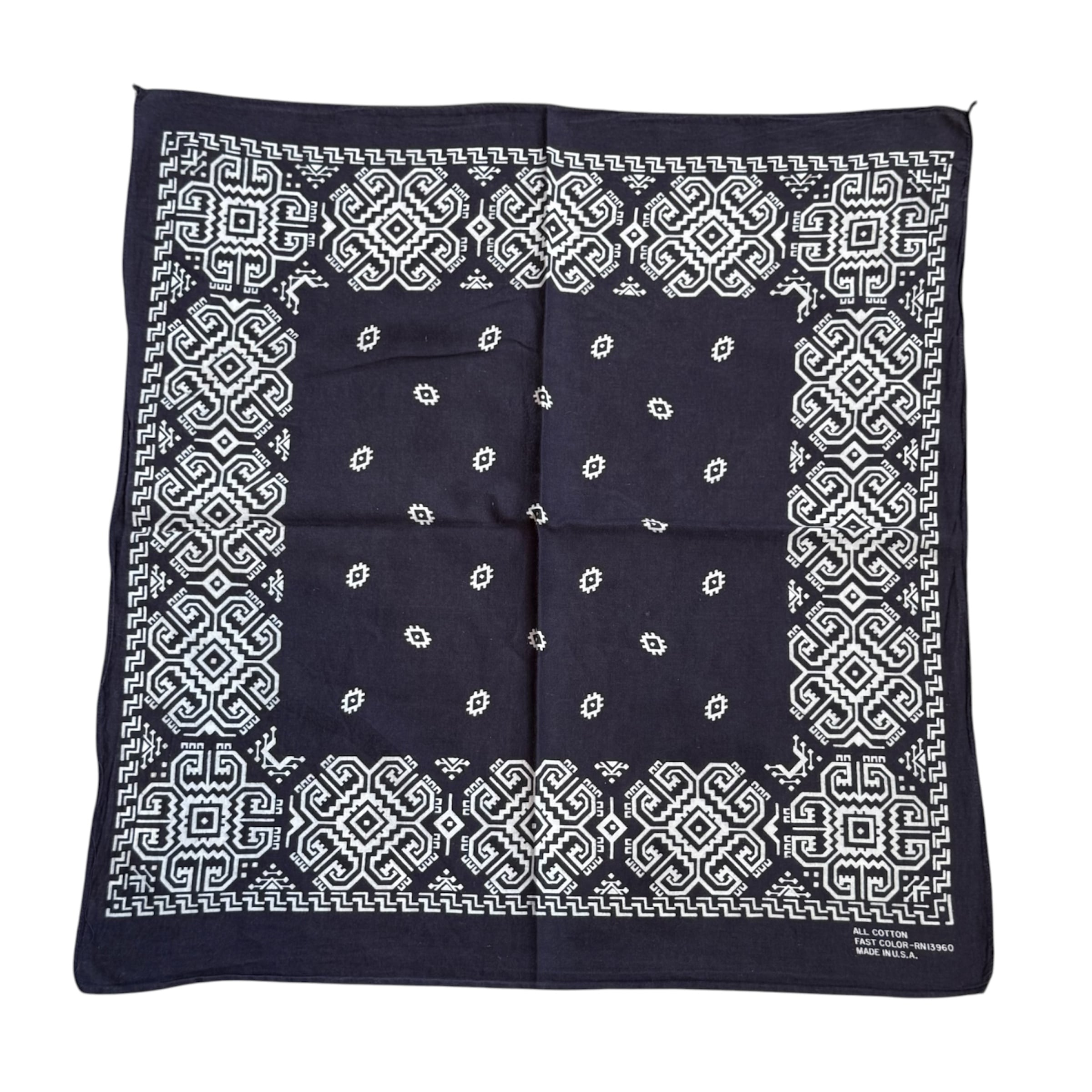 ㉓1960s "Navy × Lightning pattern" Bandana
