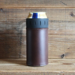 What will be will be サーモス THERMOS 保冷缶 ホルダー レザー カバー 500ml