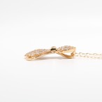 キャットモチーフダイヤモンド ネックレス K18 H&C  / 0.460ct