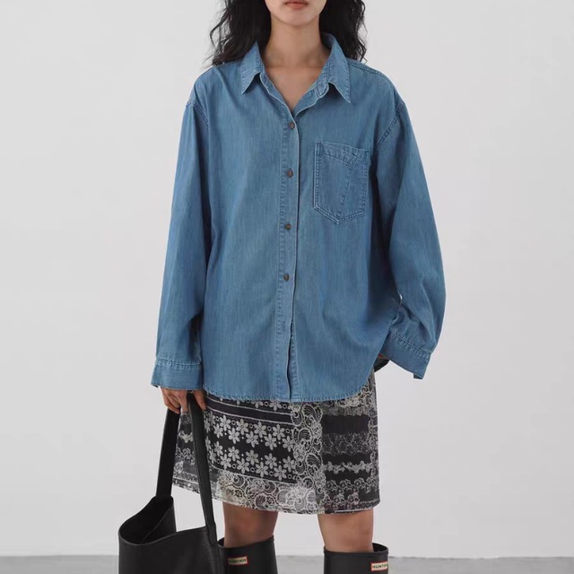 オーバーサイズデニムシャツ　　1406