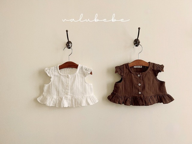 《予約》送料無料【valu bebe】Puff Square Blouse
