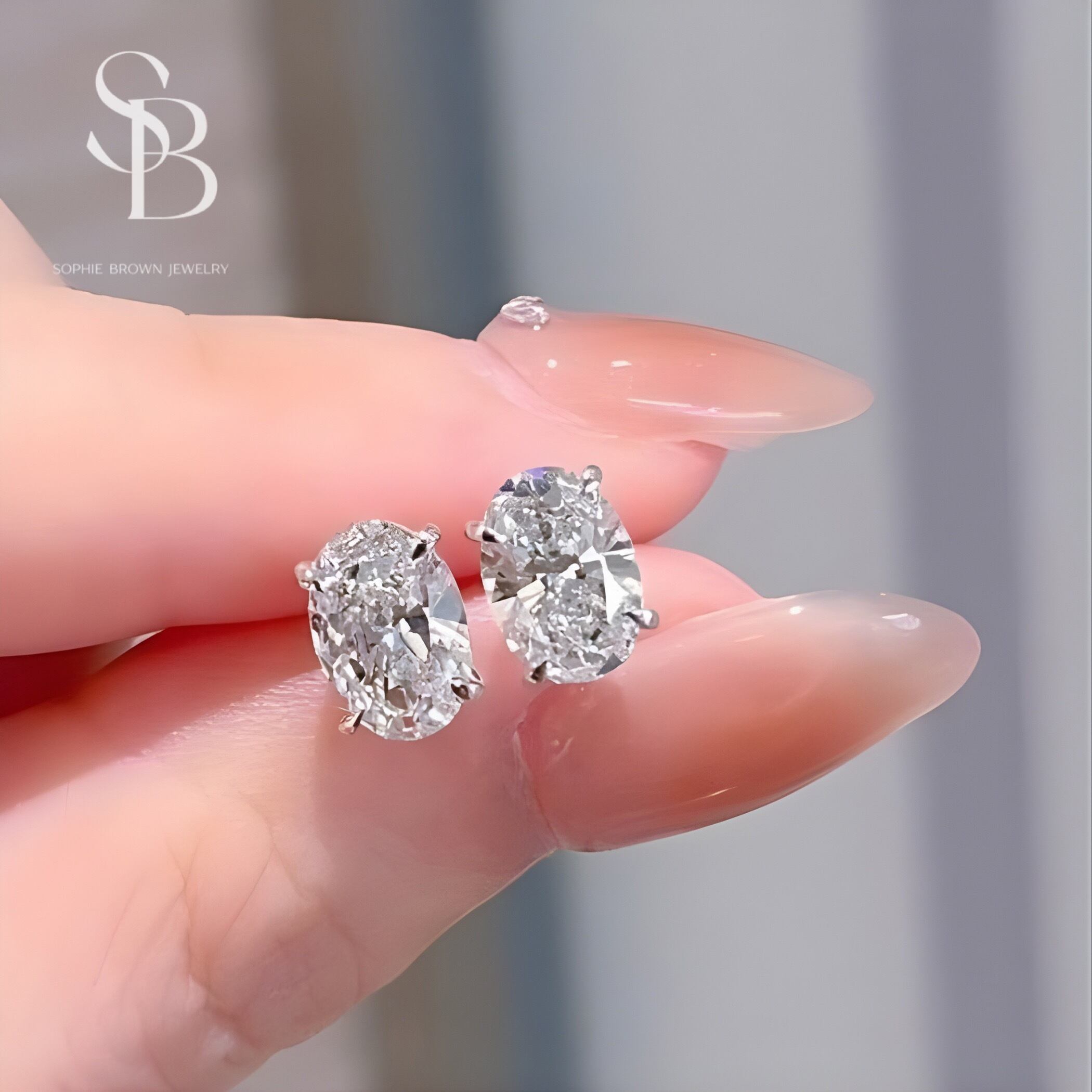 専用JD68★高級 ダイヤモンド1ct K18WG ピアス ラボグロウンダイヤモンド 1ct 18金 ゴージャス 一粒 1粒 シンプル